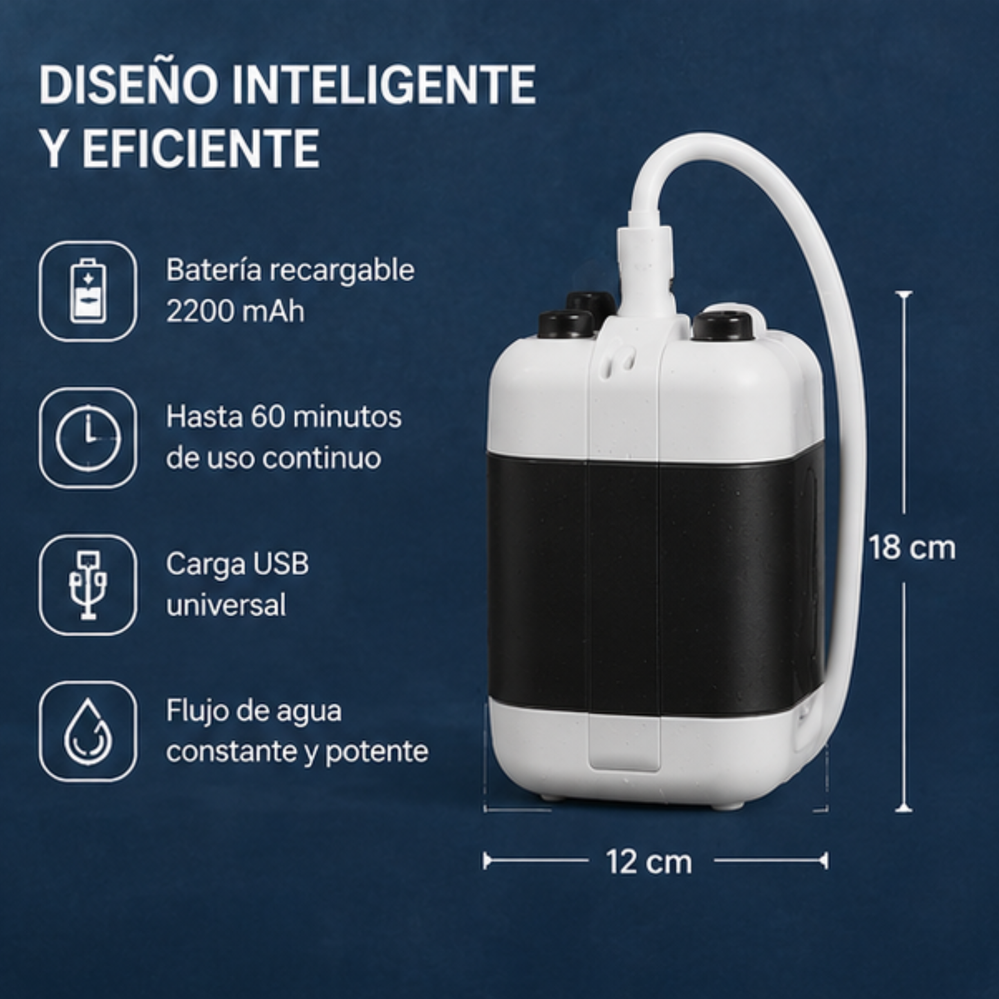 Ducha portátil HOONZY